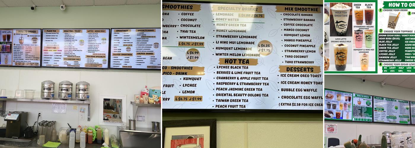 Tea Home Menu