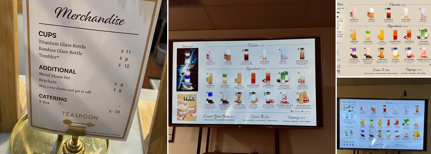 Teaspoon Milpitas Menu