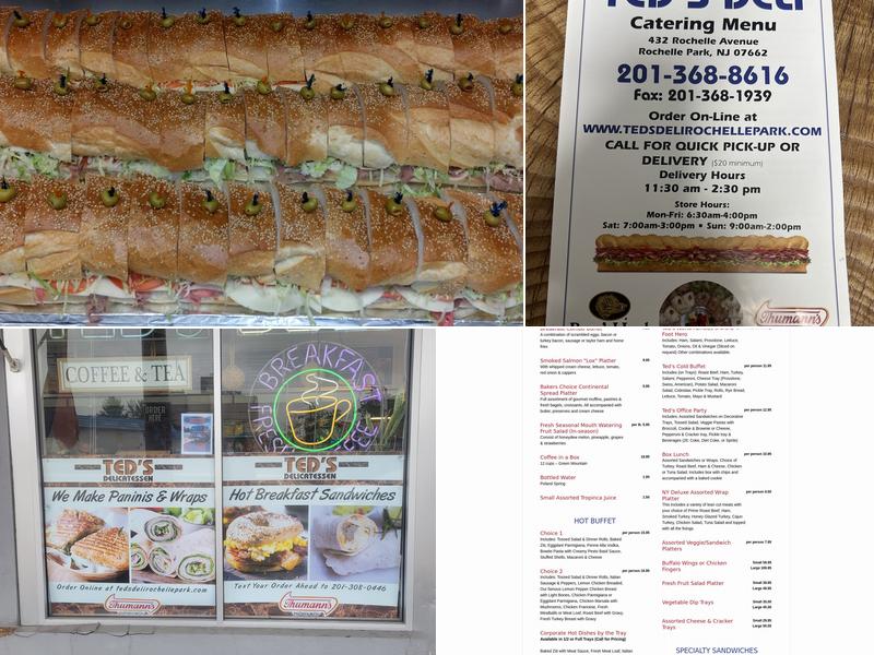 Ted's Delicatessens & Caterers Menu