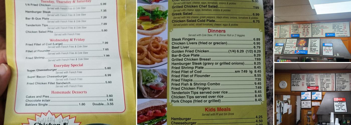 Ted's Restaurant Menu