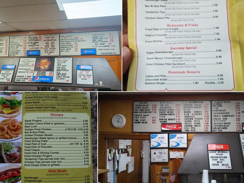 Ted's Restaurant Menu