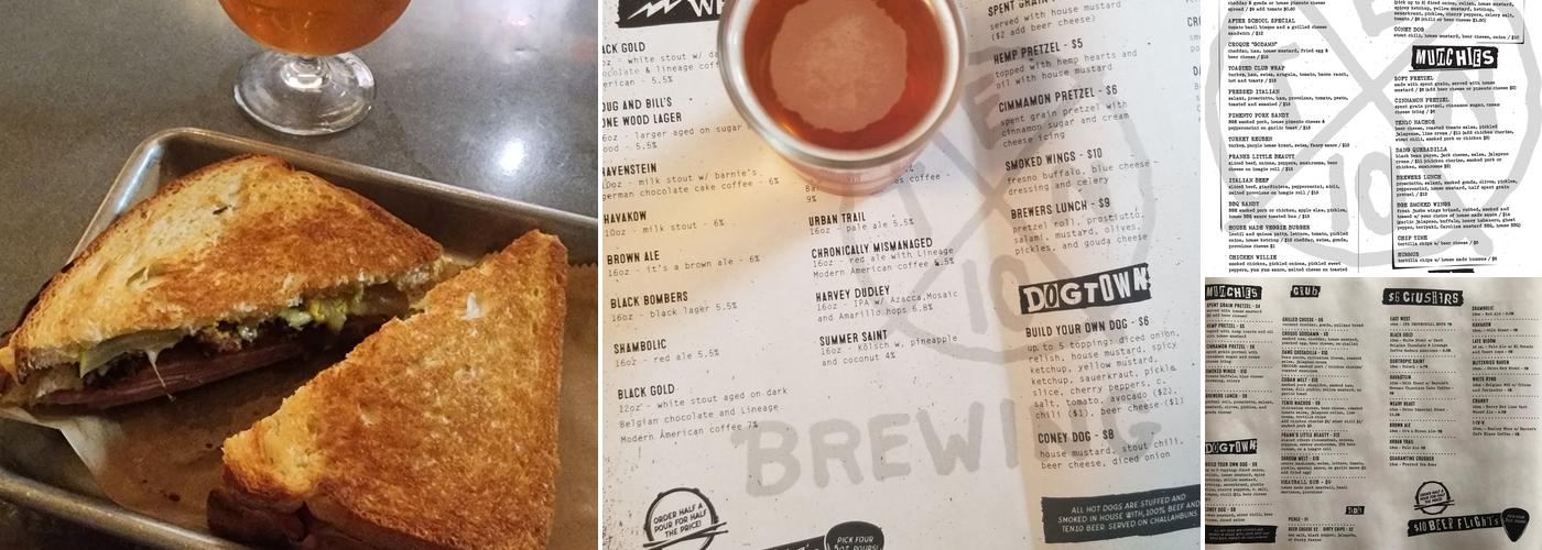 Ten10 Brewing Company Menu