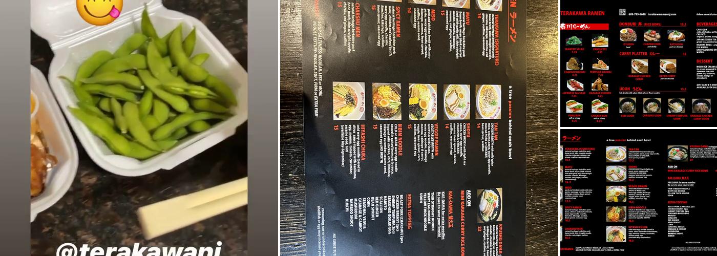 Terakawa Ramen Menu