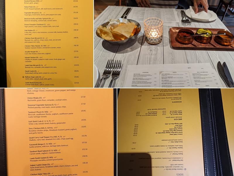 Chatora - Modern Indian Restaurant Menu