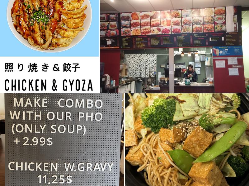 Teriyaki and pho Menu