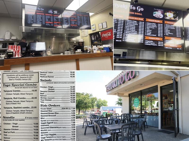 Teriyaki To Go Menu