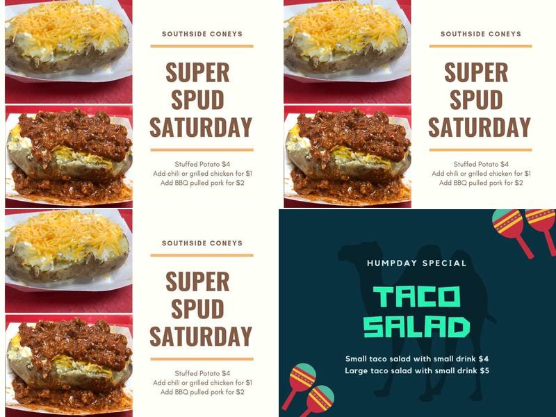 Southside Coneys Menu