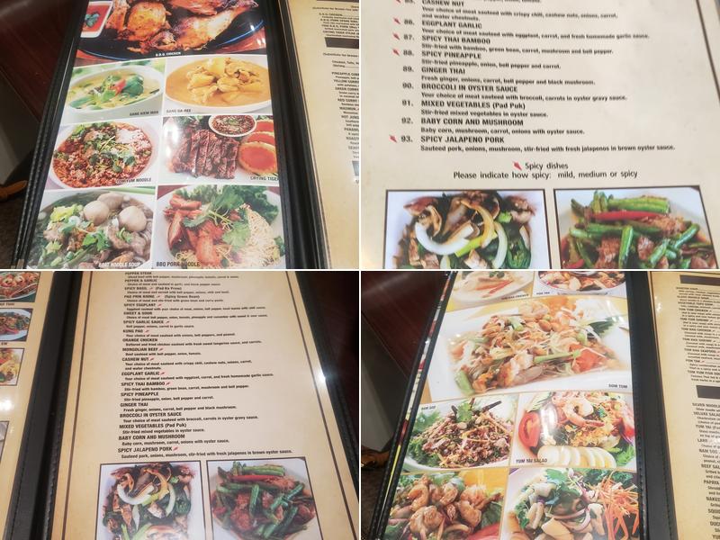 Thai Bamboo Menu