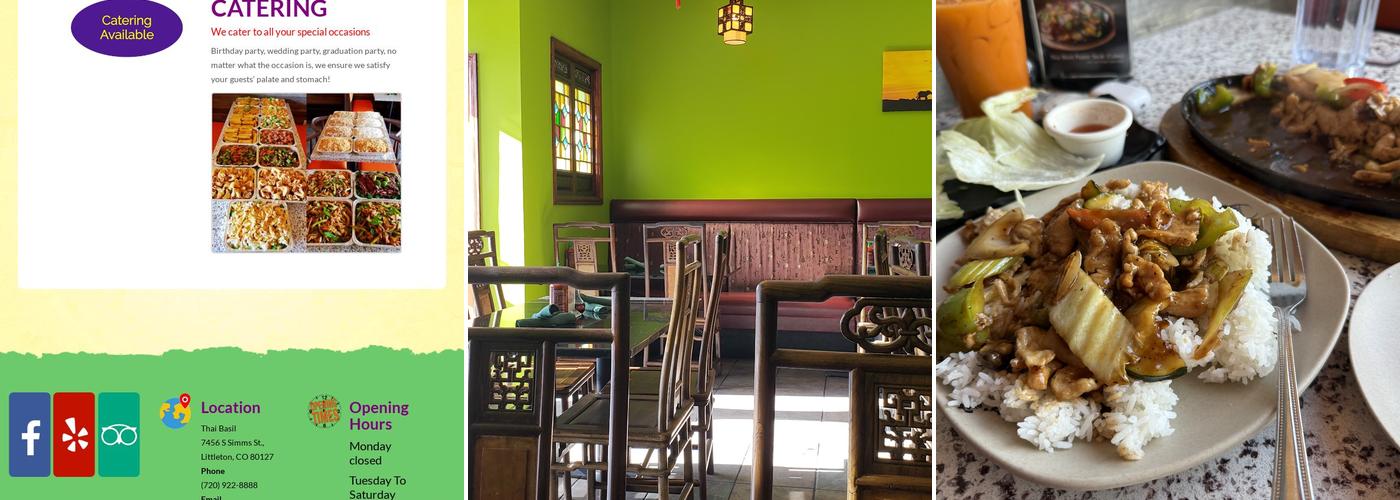 Thai Basil Menu
