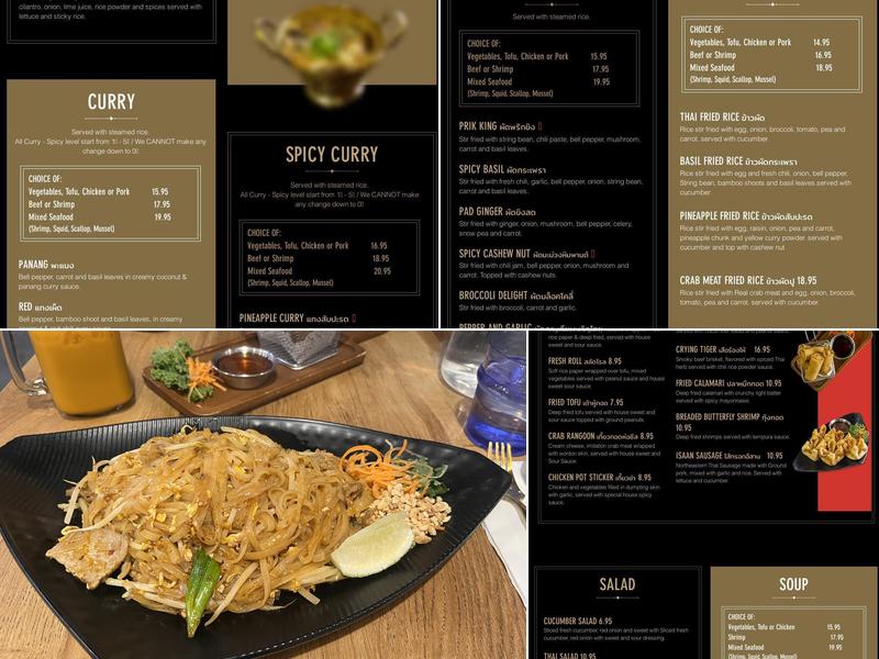 Thai Basil Menu