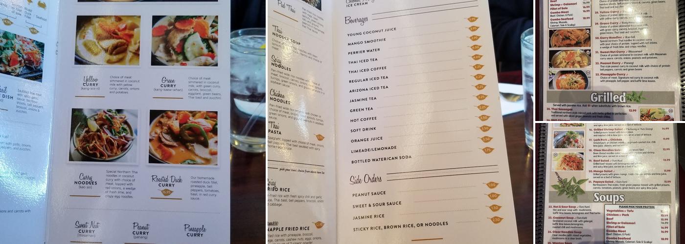 Thai basil ahwatukee Menu