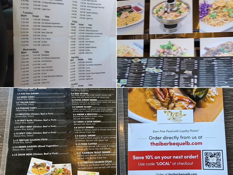 Thai Barbeque Menu