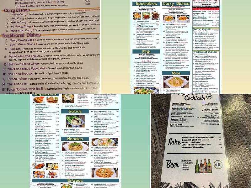 Thai E-San Menu