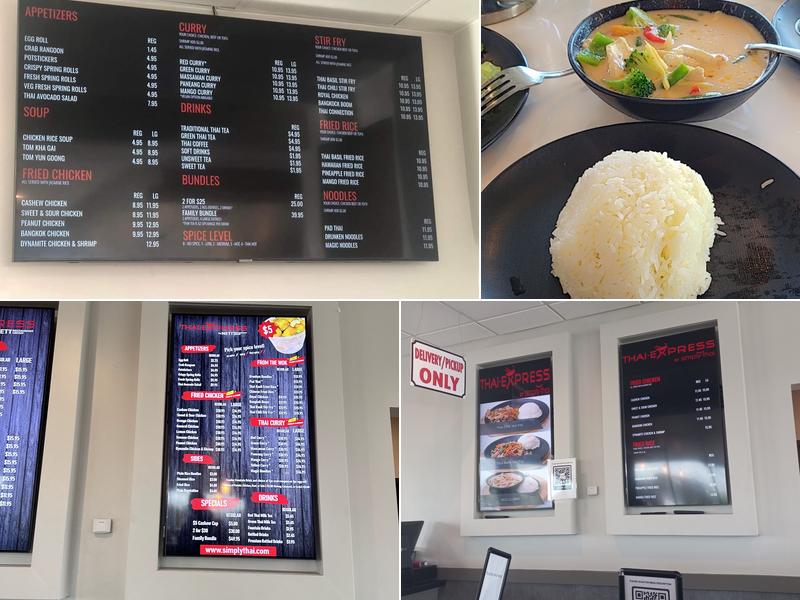 Thai Express Menu