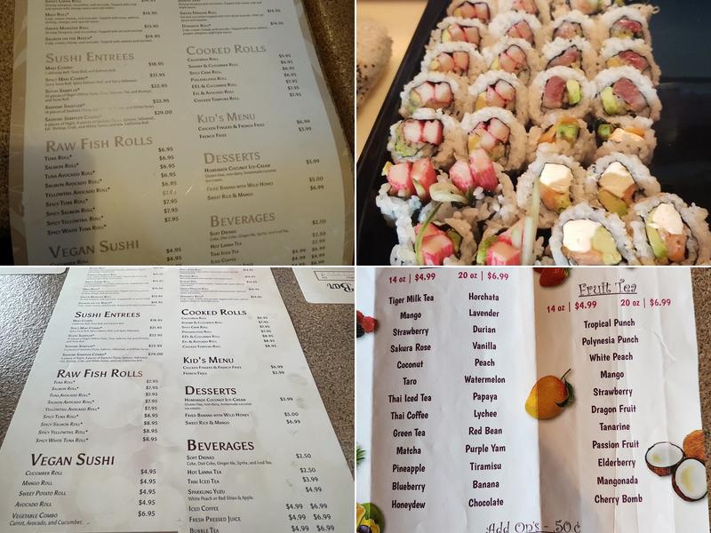 Thai Lanna & Sushi Bar Menu