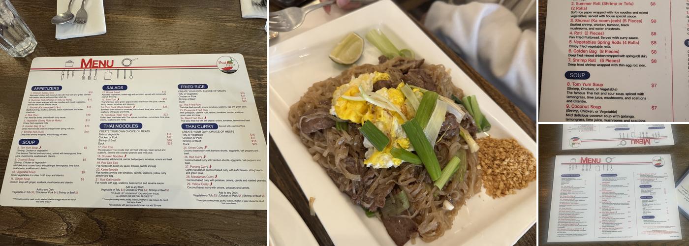 Thai Pepper Menu