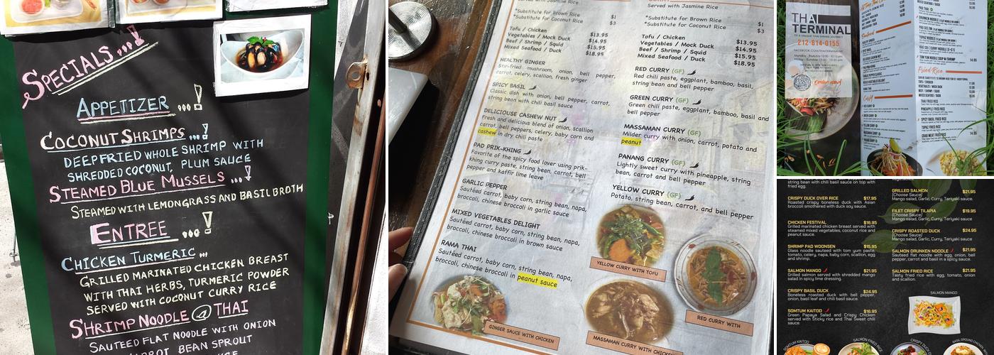 Thai Terminal Menu