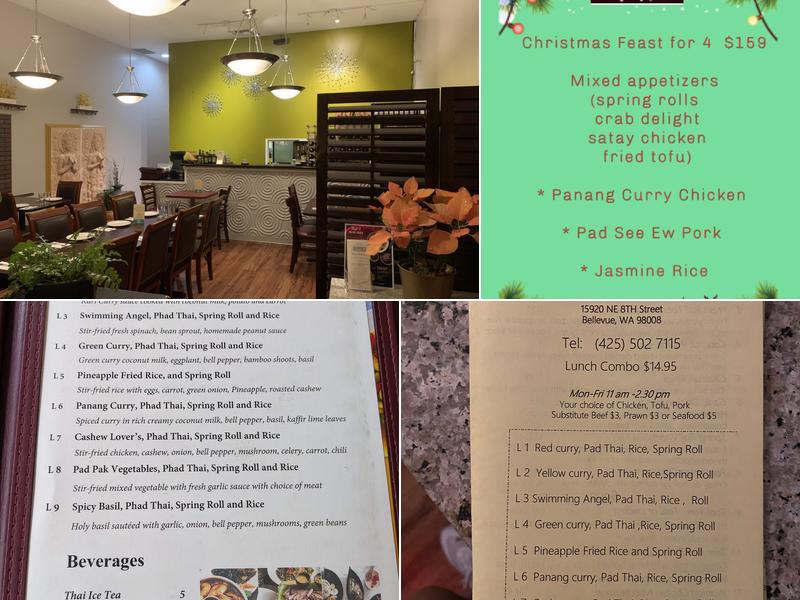 Thai VP Bellevue Menu