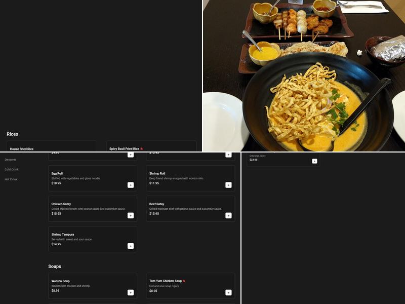 Thaitwist Menu