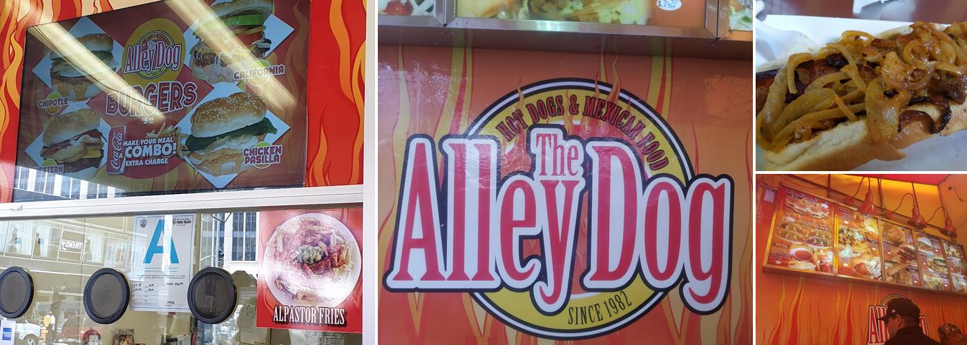 The Alley Dog Menu