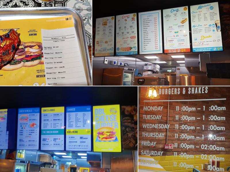 Amigos Burgers & Shakes-Wembley Menu