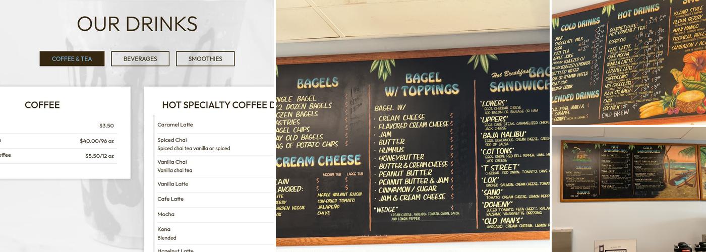 Bagel Shack Menu