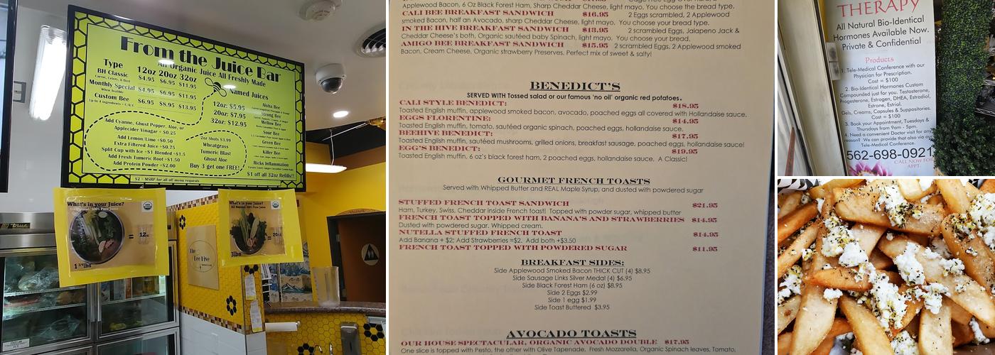 The Bee Hive Market & Cafe Menu