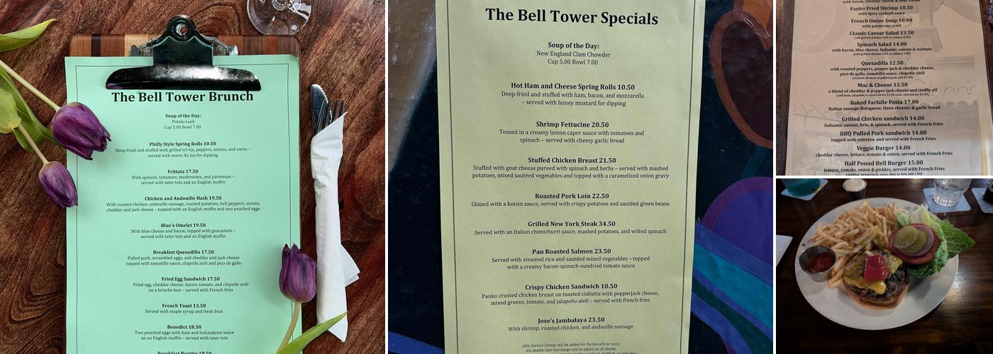 Bell Tower Menu