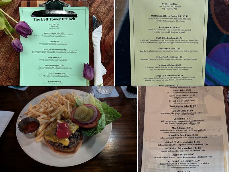Bell Tower Menu