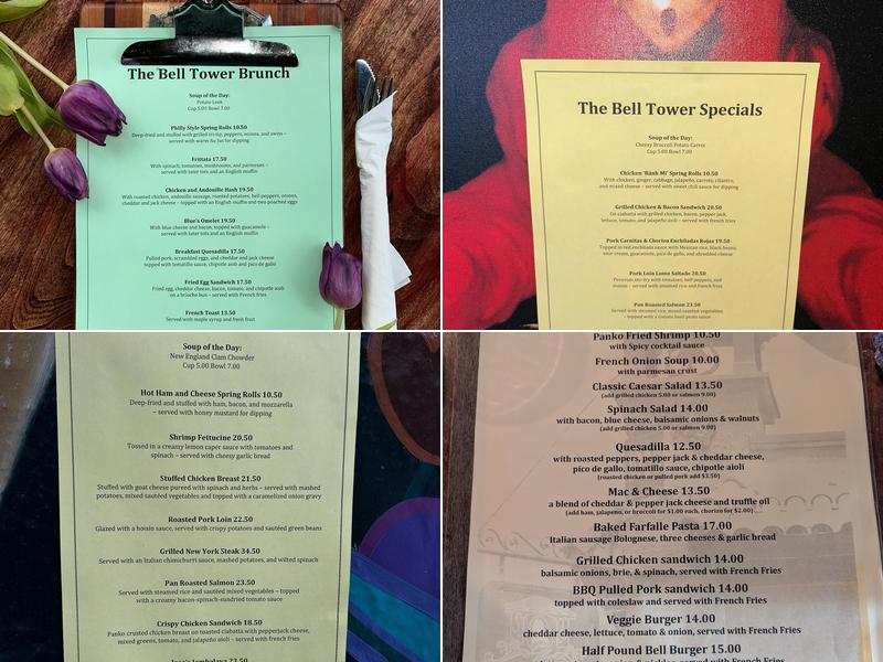 Bell Tower Menu