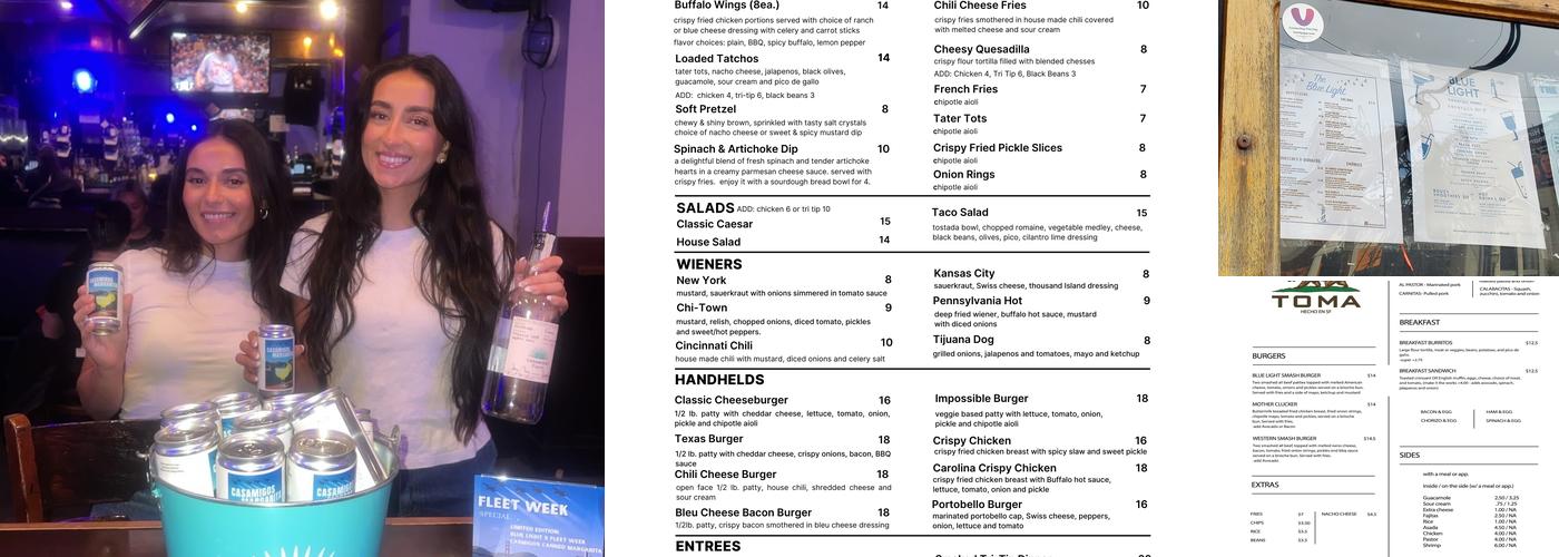 The Blue Light Menu