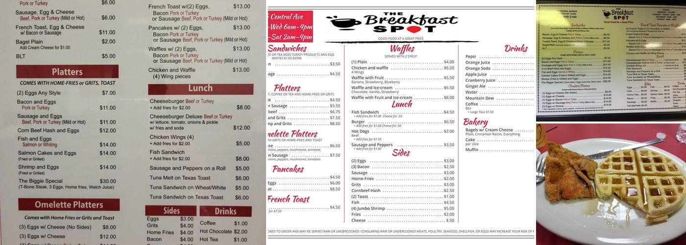 The Breakfast Spot Menu
