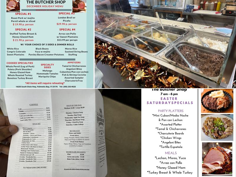 The Butcher Shop Menu