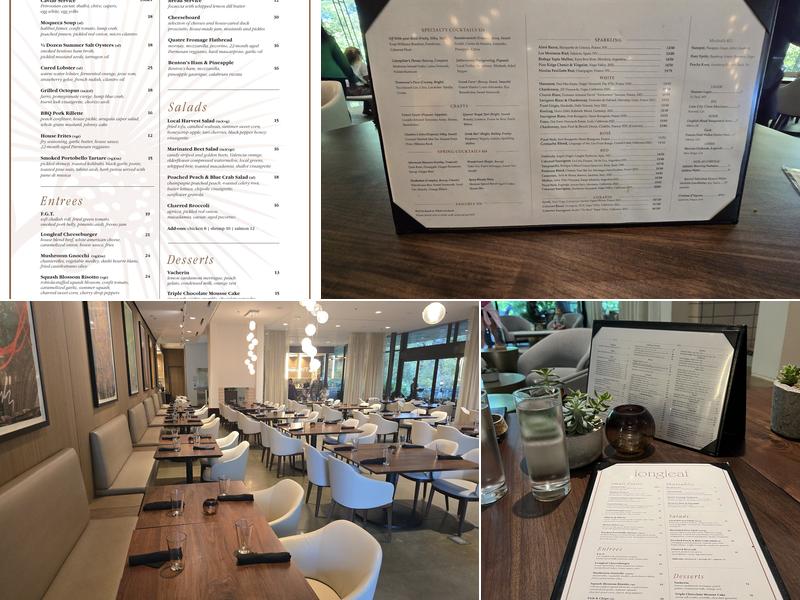 Longleaf Restaurant Menu