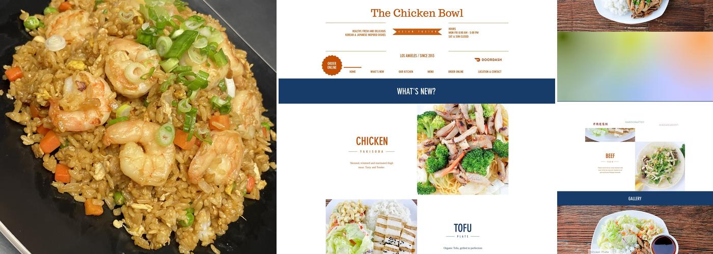 The Chicken Bowl Menu