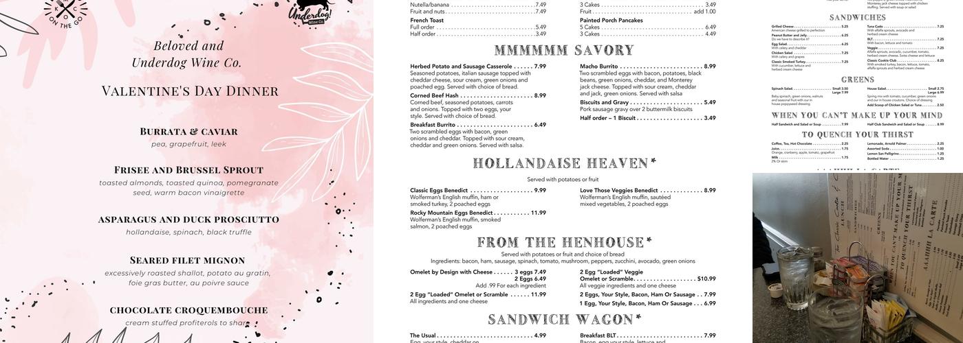 The Classic Cookie & Cafe Menu