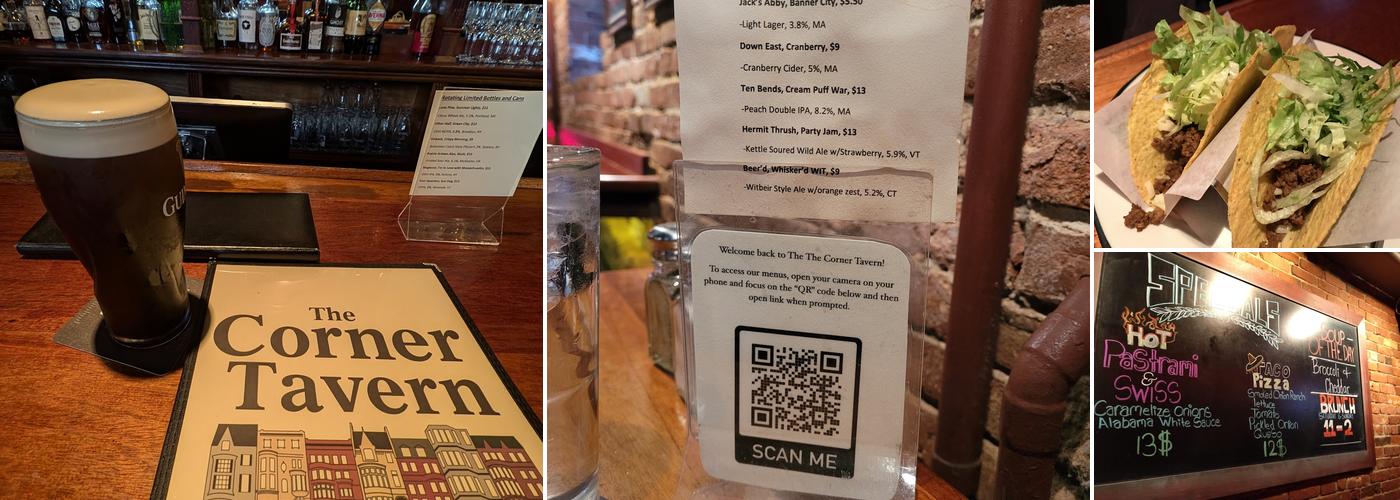 Corner Tavern Menu