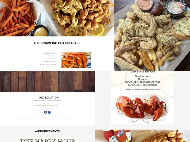 The Crawfish Pot Menu