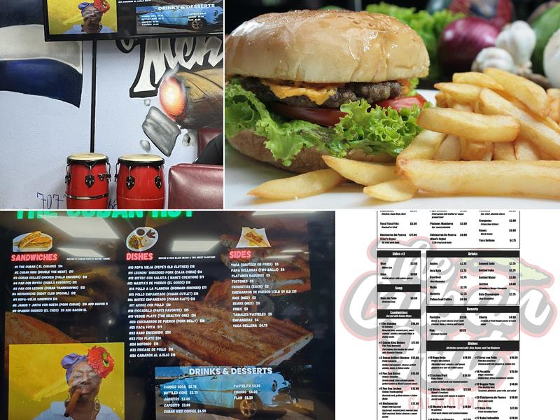 The Cuban Hut Menu