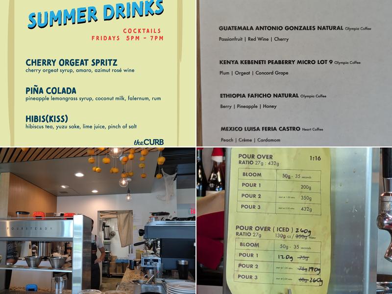 The Curb Kaimuki Menu