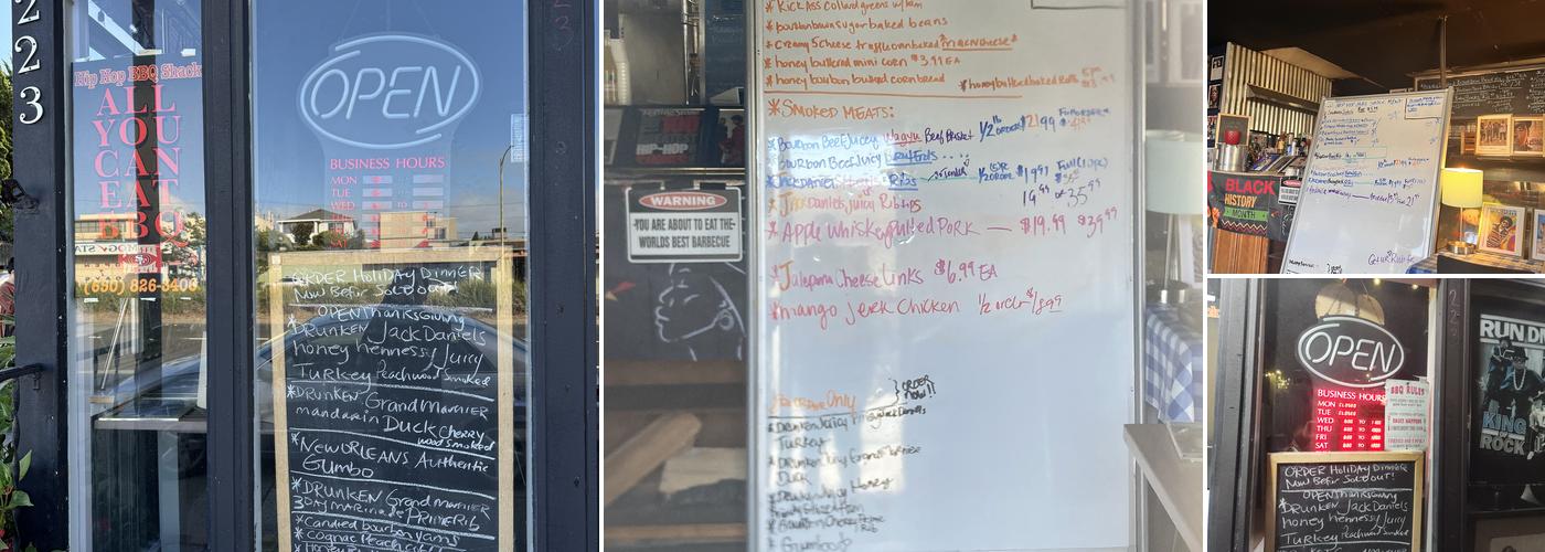 Hip Hop Bbq Shack Menu