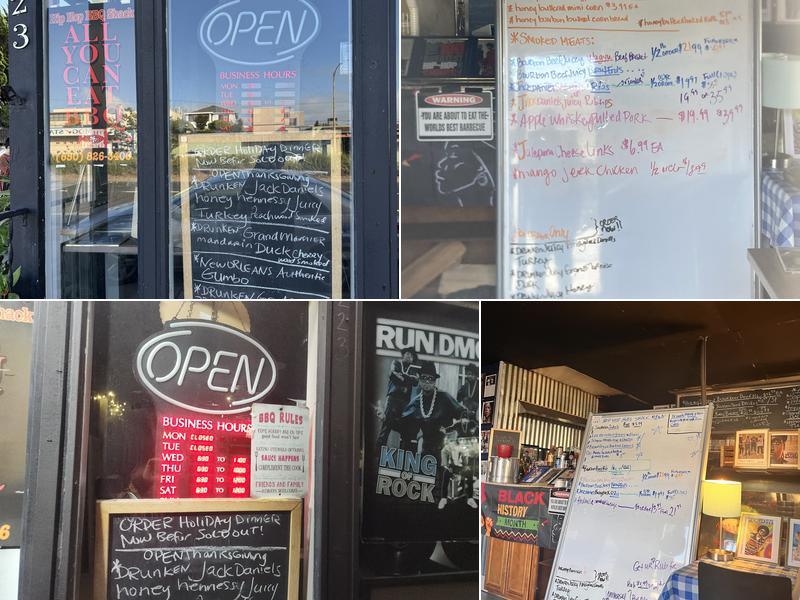 Hip Hop Bbq Shack Menu