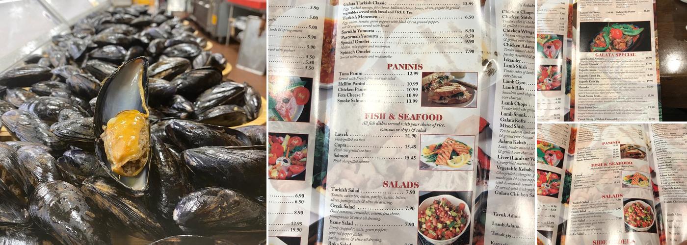 The Galata Butcher Grill Menu