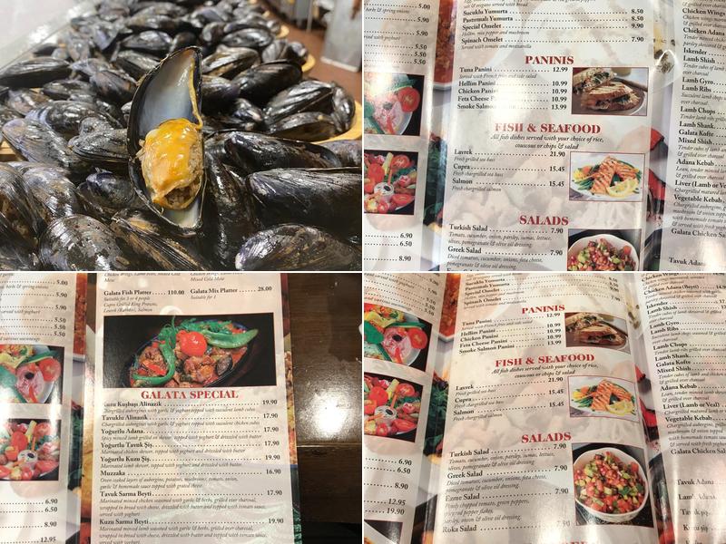 The Galata Butcher Grill Menu