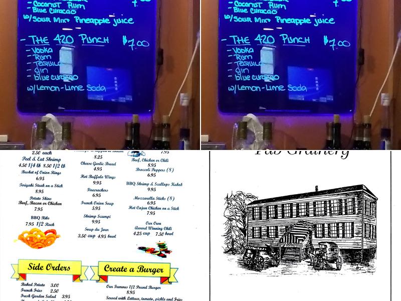 Pub Grainery Menu