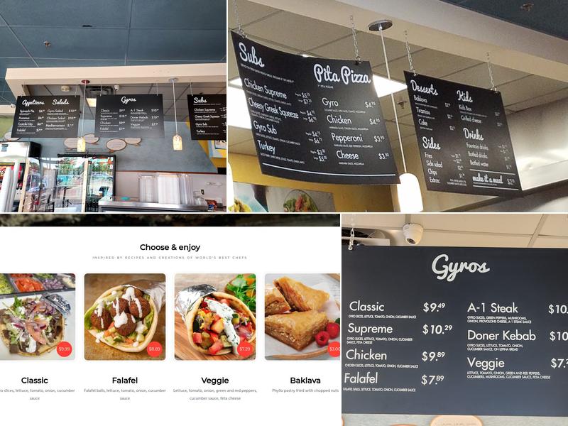 The Gyro Company - South County Menu