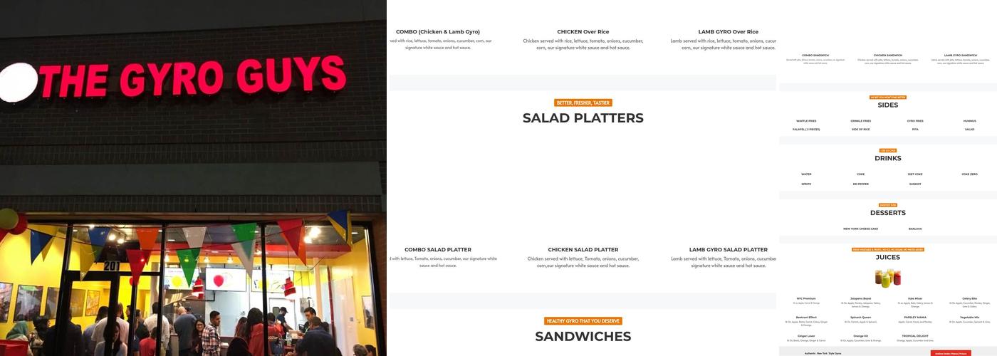 The Gyro Shop Menu