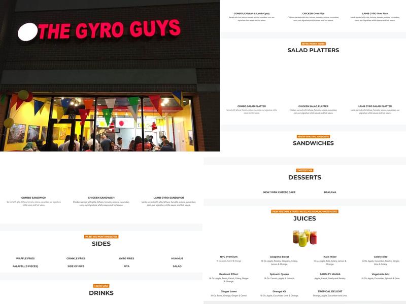 The Gyro Shop Menu