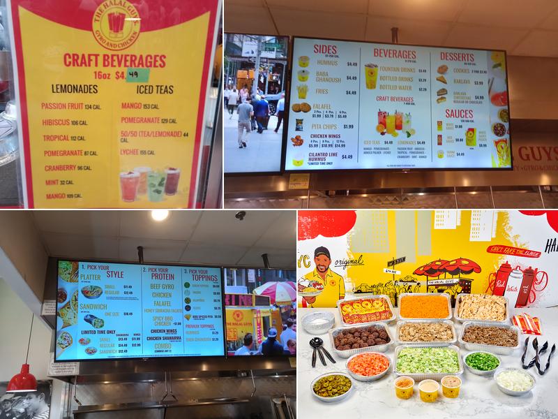 The Halal Guys Menu