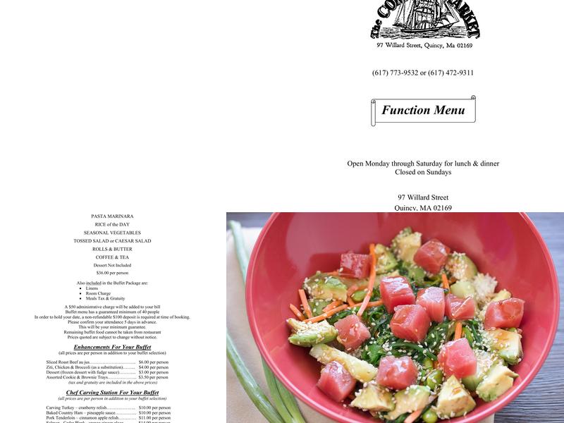 Healthy Kitchen Menu